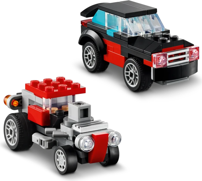 LEGO Creator 3in1 - Tieflader mit Hubschrauber