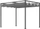 Outsunny Pergola 3x2m schwarz