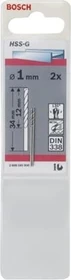 Bosch Professional HSS-G Spiralbohrer, 1x12x34mm, 2 Stück