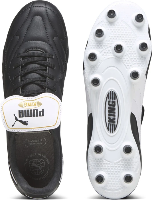 Puma King Top FG/AG schwarz/weiß/gold (Herren)
