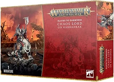 Games Workshop Warhammer Age of Sigmar - Slaves to Darkness - Chaos Lord on Karkadrak