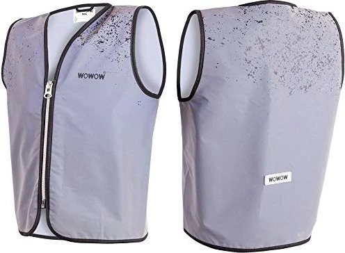 Wowow Schlamm Full Reflective Fahrradweste grau (Junior)