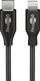 Wentronic Goobay Lightning/USB-C Lade- und Synchronisationskabel 1.0m Retail Box schwarz