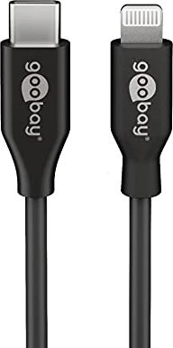 Wentronic Goobay Lightning/USB-C Lade- und Synchronisationskabel 1.0m Retail Box schwarz