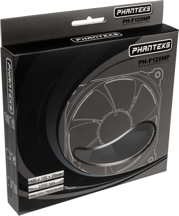 Phanteks PH-F120MP V2, schwarz, 120mm