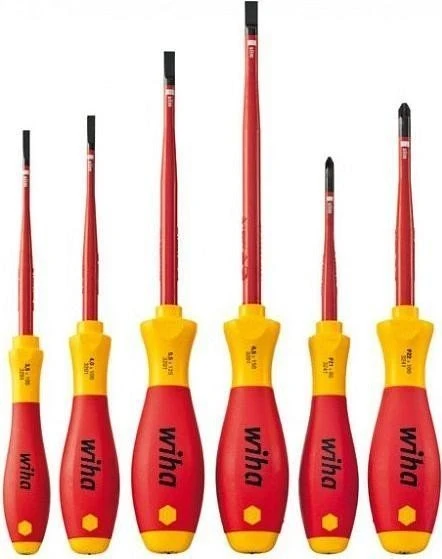Wiha SoftFinish electric slimFix 3201 ZK6 Schraubendrehersatz, 6-tlg.