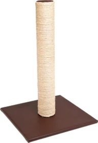 Flamingo Kratzsäule Kunstleder, beige/braun