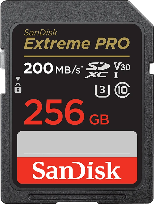 SanDisk Extreme PRO, SD UHS-I U3, V30, Rev-XD