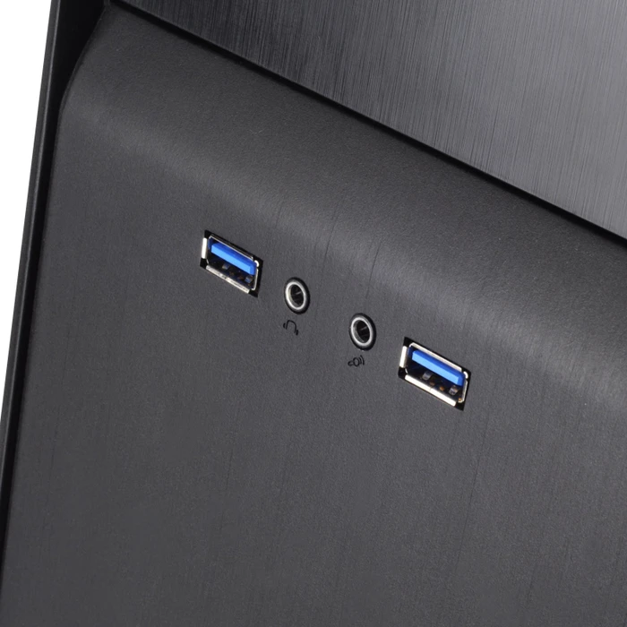 SilverStone Precision PS09 schwarz, schallgedämmt