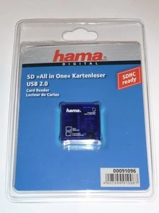 Hama Dual-Slot-Cardreader, USB 2.0 Mini-B [Buchse]