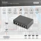 Digitus Industrial Railmount Gigabit PoE-Extender, 5x RJ-45, 60W PoE++ PD Vorschaubild