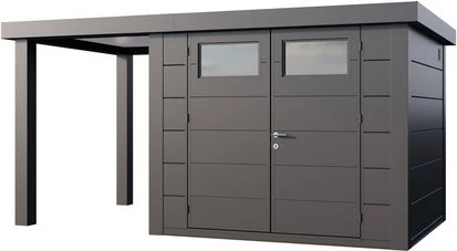 Telluria Classico 2724 Gerätehaus inkl. Anbau 1.68m links anthrazit