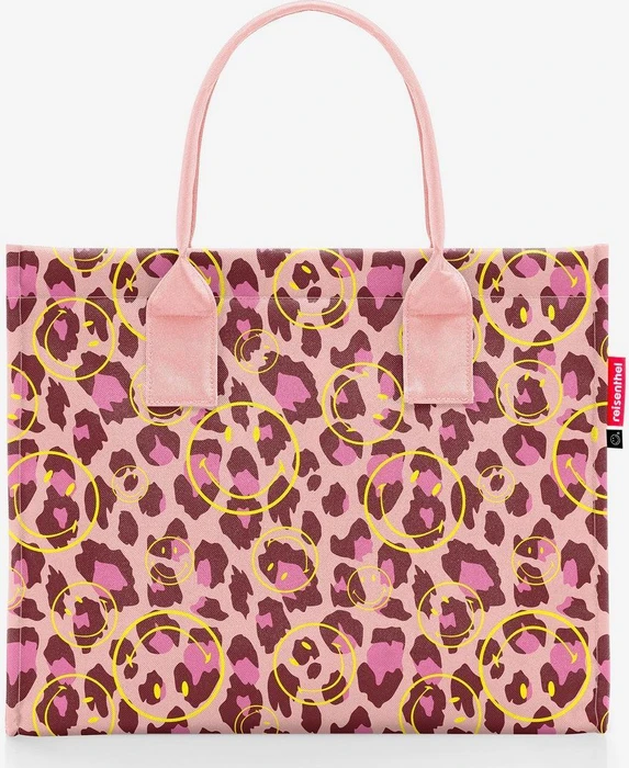 Reisenthel daily Shopper smiley leo blush