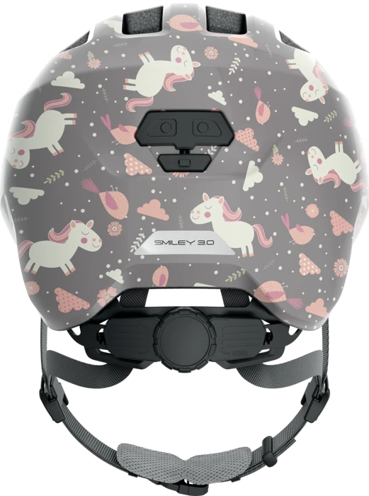 ABUS Smiley 3.0 Kinderhelm grey horse