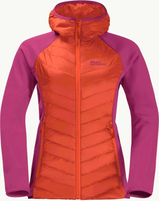 Jack Wolfskin Routeburn Pro Hybrid Funktionsjacke vibrant orange (Damen)