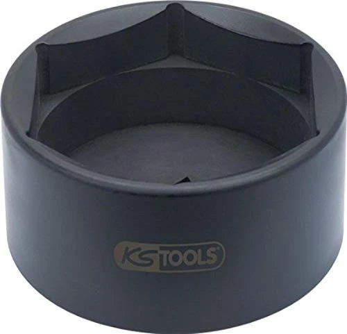 KS Tools Achsmutternschlüssel Außensechskant Steckschlüssel 1", 100x71mm