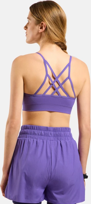 Odlo Seamless Soft Reversible Sport-BH afterparty/grey melange (Damen)