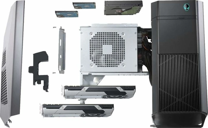 Dell Alienware Aurora R8, Core i7-8700, 16GB RAM, 256GB SSD, 1TB HDD, GeForce RTX 2080