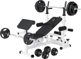 Gorilla Sports Universal 100kg Kraftstation weiß