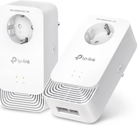 TP-Link Powerline G.hn2400 Passthrough Starter Kit, G.hn, 2x RJ-45, 2er-Bundle (TL-PG2400P KIT)