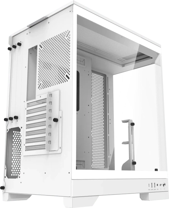DarkFlash DQX90 White, Glasfenster