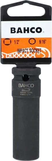Bahco SBK7806Z-7/8 Außensechskant Steckschlüssel 1/2" zöllig, 7/8"x78mm