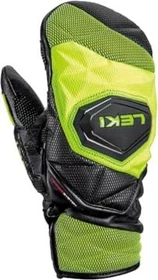 Leki WCR Venom 3D Mitt Skihandschuhe black/ice lemon (Junior)