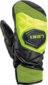 Leki WCR Venom 3D Mitt Skihandschuhe black/ice lemon (Junior)