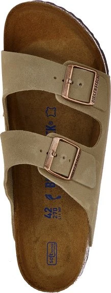 Birkenstock Arizona Veloursleder taupe (Damen)