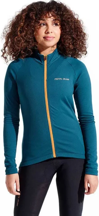 Pearl Izumi Attack Thermal Trikot langarm dark spruce/sunfire (Damen)