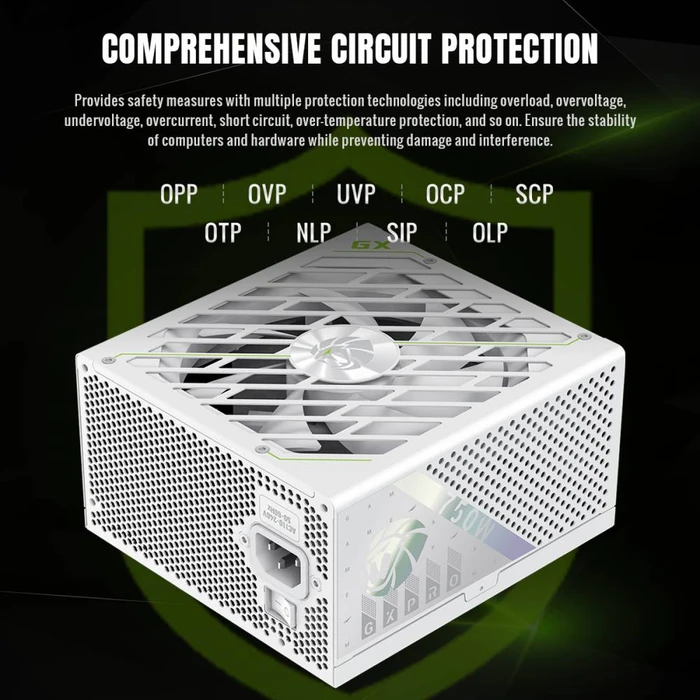 GameMax GX Pro Gold 750G WH weiß 750W, ATX 3.1