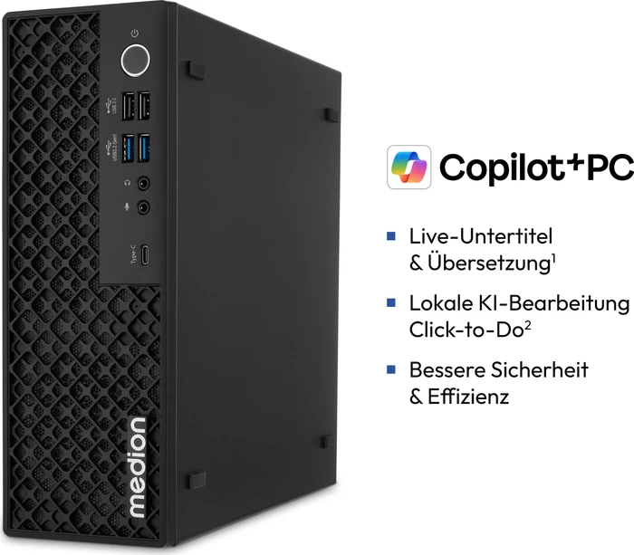 Medion Picoworx T80 III SFF, Core Ultra 7 258V, 32GB RAM, 1TB SSD