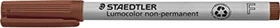 Staedtler Lumocolor 316 non-permanent braun, 10er-Pack