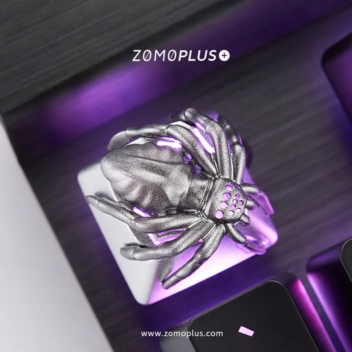 Zomoplus Fantastic Beasts Series Keycap Spinne, Aluminium, silber, 1 Taste