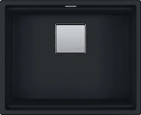 Franke Kubus 2 KNG 110-52 Unterbau Becken mittig mit Ablauffernbedienung black matt