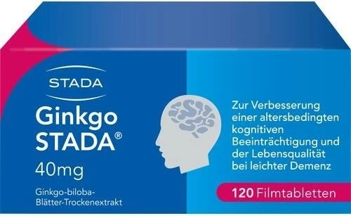 Stada Ginkgo Stada 40mg Filmtabletten, 120 Stück