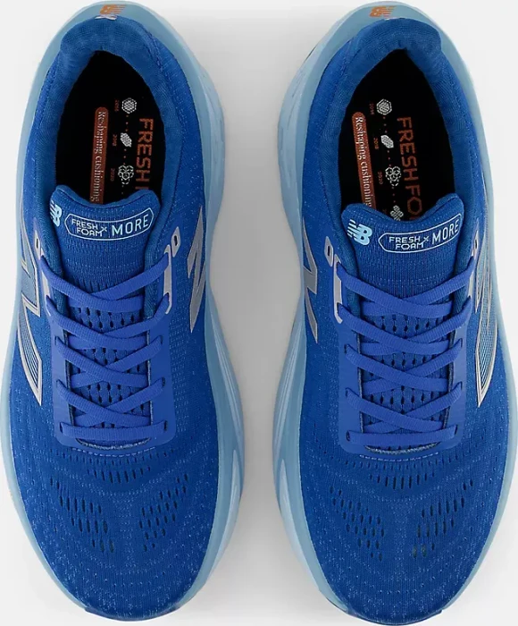 New Balance Fresh Foam X More v5 blue agate/quarry blue/silver metalic (Herren)