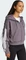 adidas Essentials 3-Streifen French Terry Quarter-Zip Hoodie grey strata/white (Damen) Vorschaubild