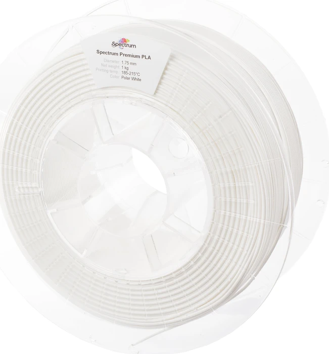 Spectrum PLA, polar white, Spule, 1.75mm, 2.00kg
