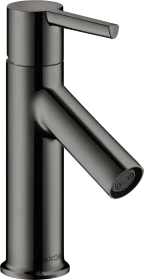 Hansgrohe Axor Starck Einhebel-Waschtischmischer 80 mit Hebelgriff und Ablaufgarnitur polished black chrome