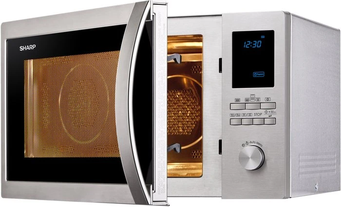 Sharp R922STWE Mikrowelle mit Grill/Heißluft