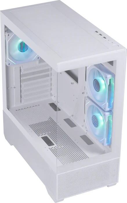 BitFenix CETO Basic White, 3A, Lüfter LED ARGB, Glasfenster