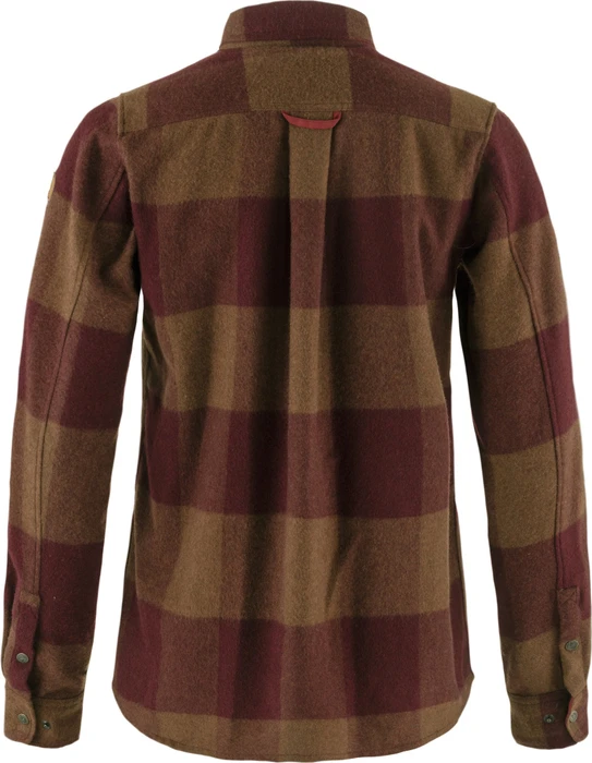 Fjällräven Canada Hemd langarm autumn leaf/bordeaux red (Damen)