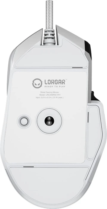 Lorgar MSP80 8KHz Gaming Mouse Pro, weiß, USB