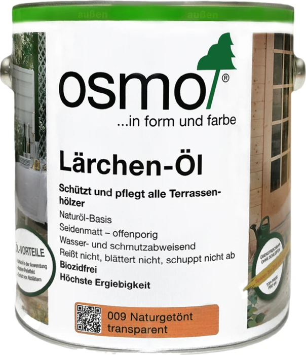 Osmo Lärchen-Öl 009 außen naturgetönt, 750ml