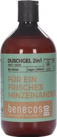 benecos Für ein frisches Minzeinander 2in1 Duschgel, 500ml
