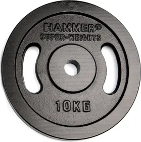 Hammer Gusseisen 30mm Hantelscheibe 10kg