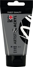 Marabu Artist Acryl Acrylfarbe, silber, 75ml