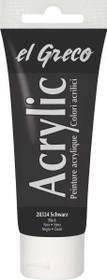 Kreul el Greco Acrylic Ink Acrylfarbe, schwarz, 75ml