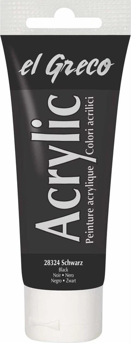 Kreul el Greco Acrylic Ink Acrylfarbe, schwarz, 75ml